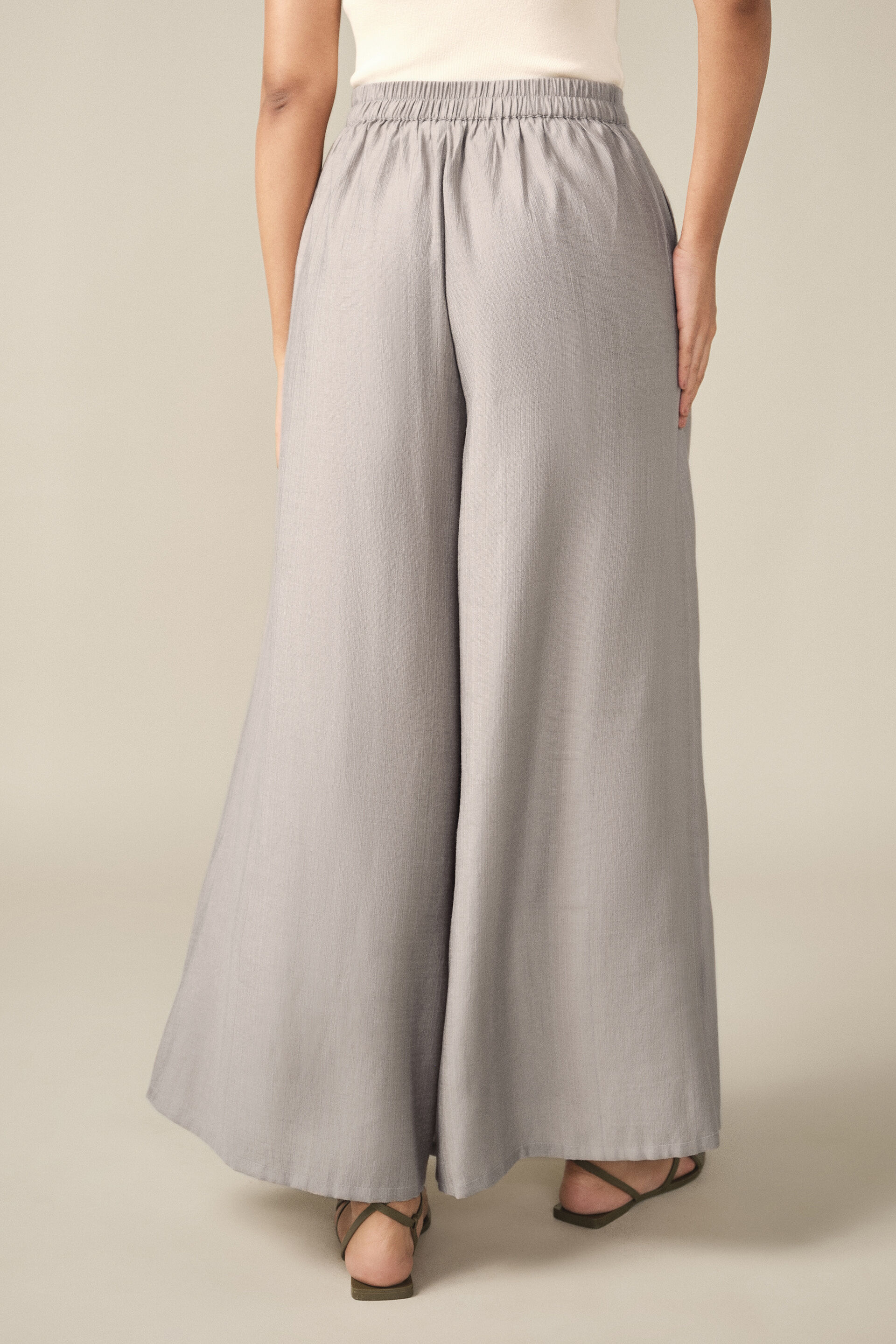 Panelled Sharara in Grey, Grey, image 4